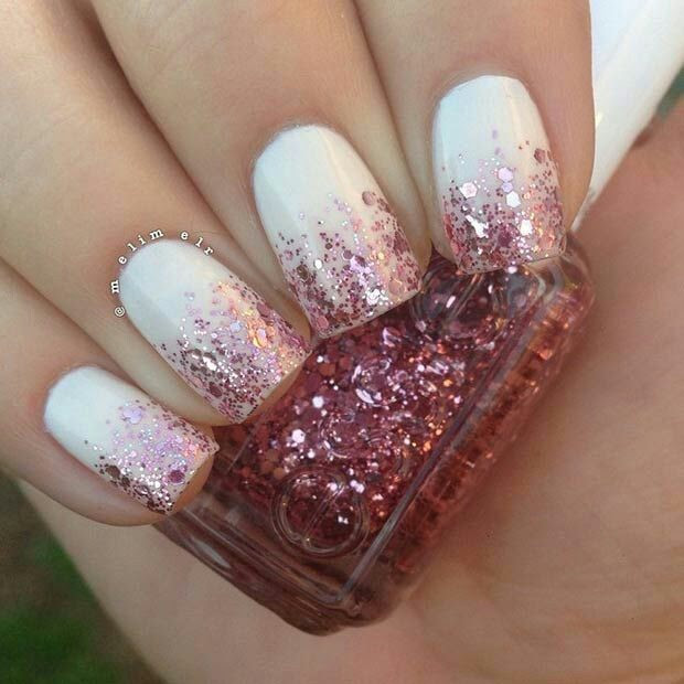 Fab N stylish Shimmer and shine with these lovely nails