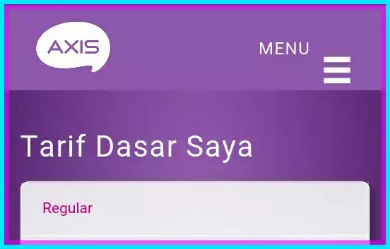 Cara Mengubah Tarif Dasar Axis Ke Tarif Reguler Madurace