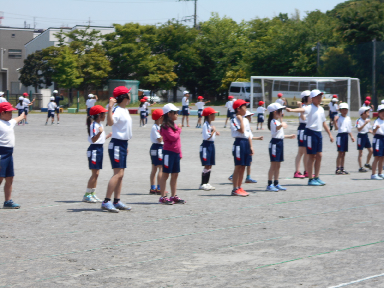 千葉県市川市立稲越小学校のニュース 運動会 全体練習