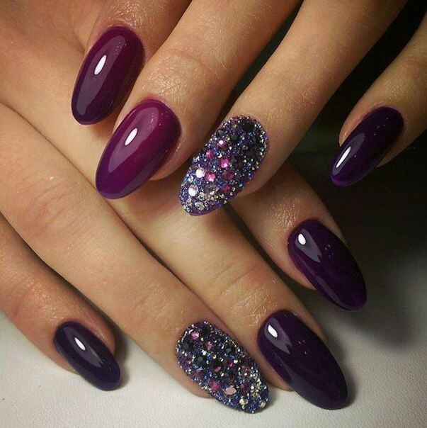 Fαshiση Gαlαxy 98 ☯ Purple Nail arts