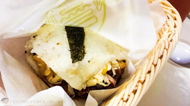 The famous Nomi's Rice Burger - Unagi
