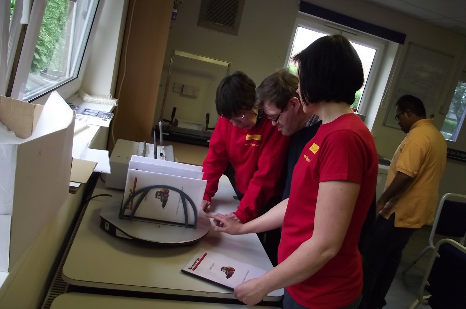 Printers' Blog Training Printers to use the Unibind Machine