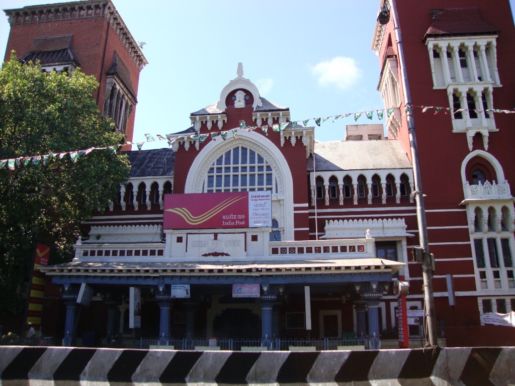 Madras GPO building a colonial structure facing ruin