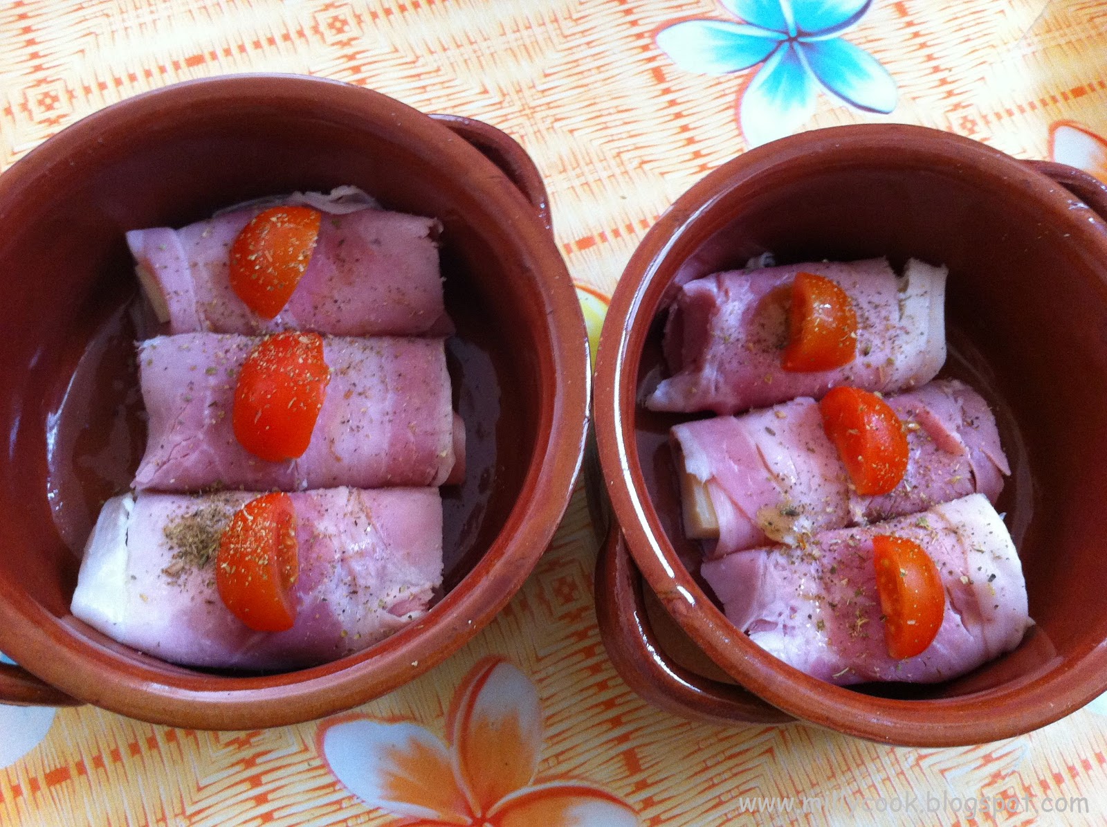 Milly's Cook Involtini di prosciutto cotto e scamorza affumicata