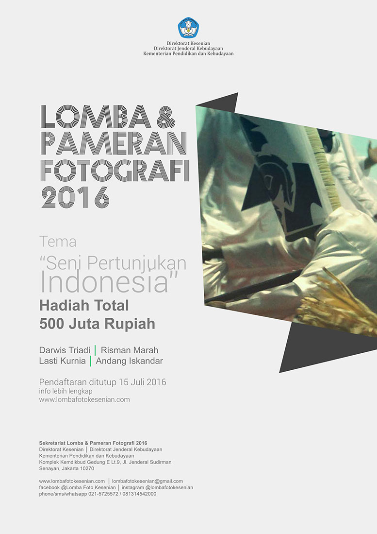 Lomba Foto Kemdikbud dan Pameran Fotografi di Yogyakarta 2016