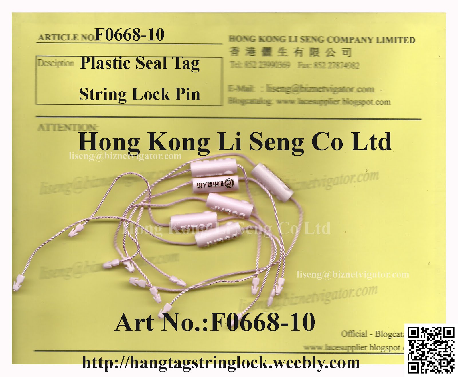 Hang Tag Nylon String Snap Lock Pin Loop Fastener Hook Ties Factory ...