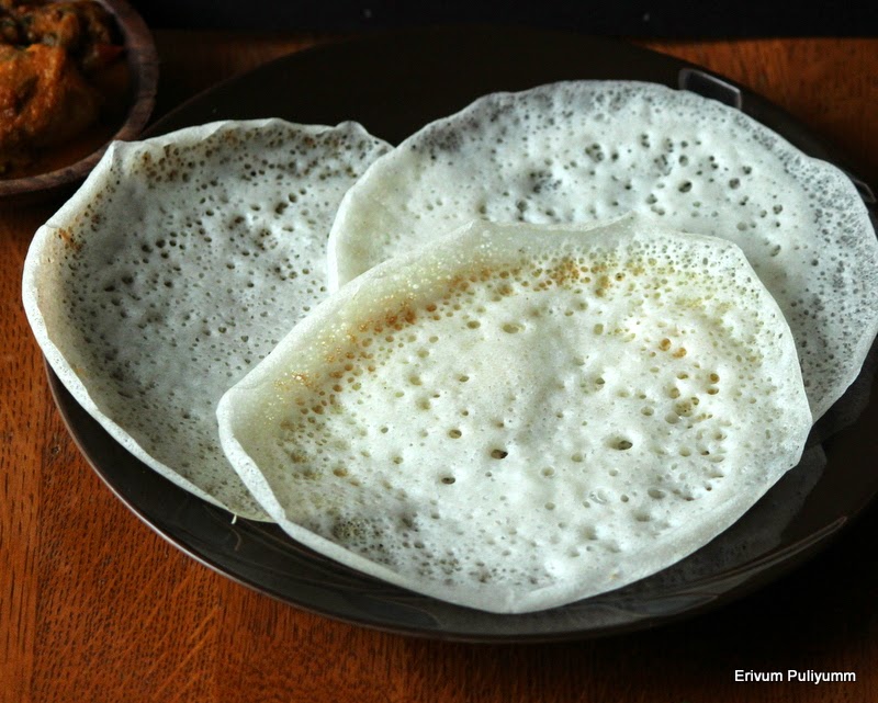 Erivum Puliyum Traditional Paalappam (with & without Yeast) & Corn