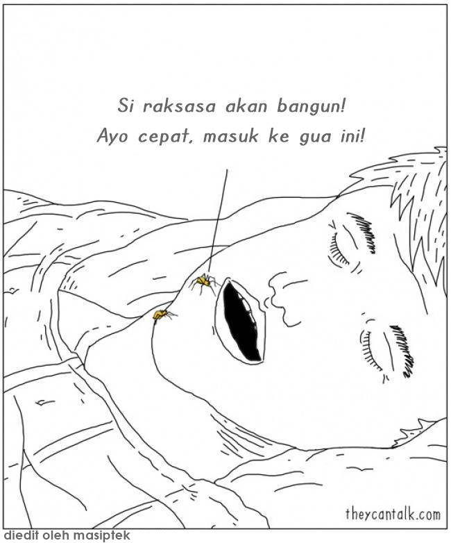 Ilustrasi yang Menggambarkan Pemikiran Binatang Ilustrasi yang Menggambarkan Pemikiran Binatang