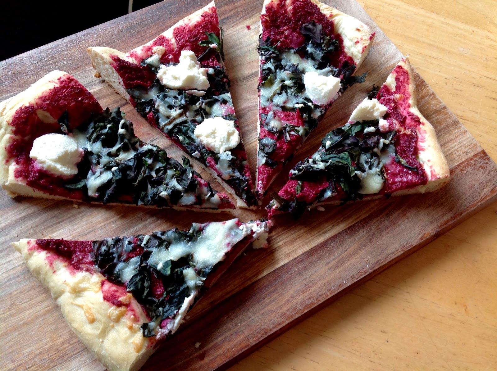 delish in a dish Beetza Pizza!