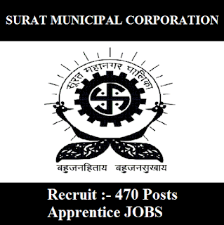 Surat Municipal Admit Card 2017 | 470 Posts | Apprentice Jobs | Sarkari Naukri Surat Municipal Corporation, SMC, freejobalert, Sarkari Naukri, SMC Admit Card, Admit Card, smc logo