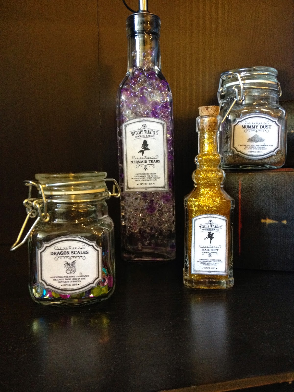 Rivka�s Renditions Halloween Potion Bottles