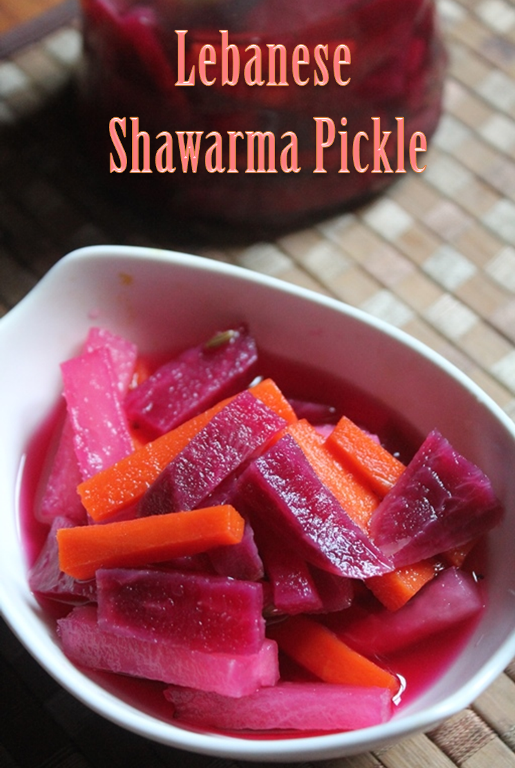 Lebanese Shawarma Pickle Recipe Pickled Veggies Recipe Yummy Tummy