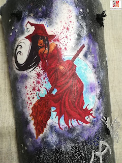teja con decoupage teja con decoupage
