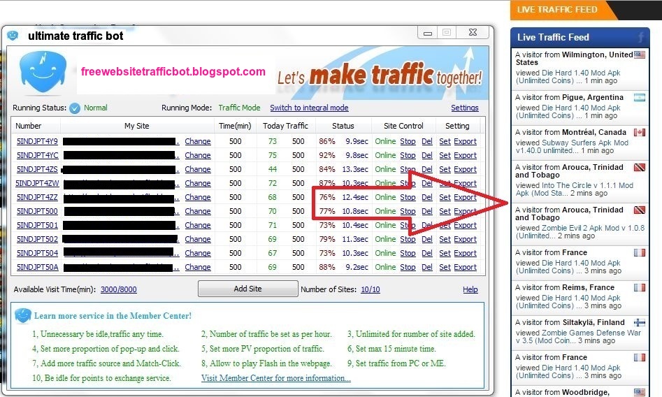 Traffic software