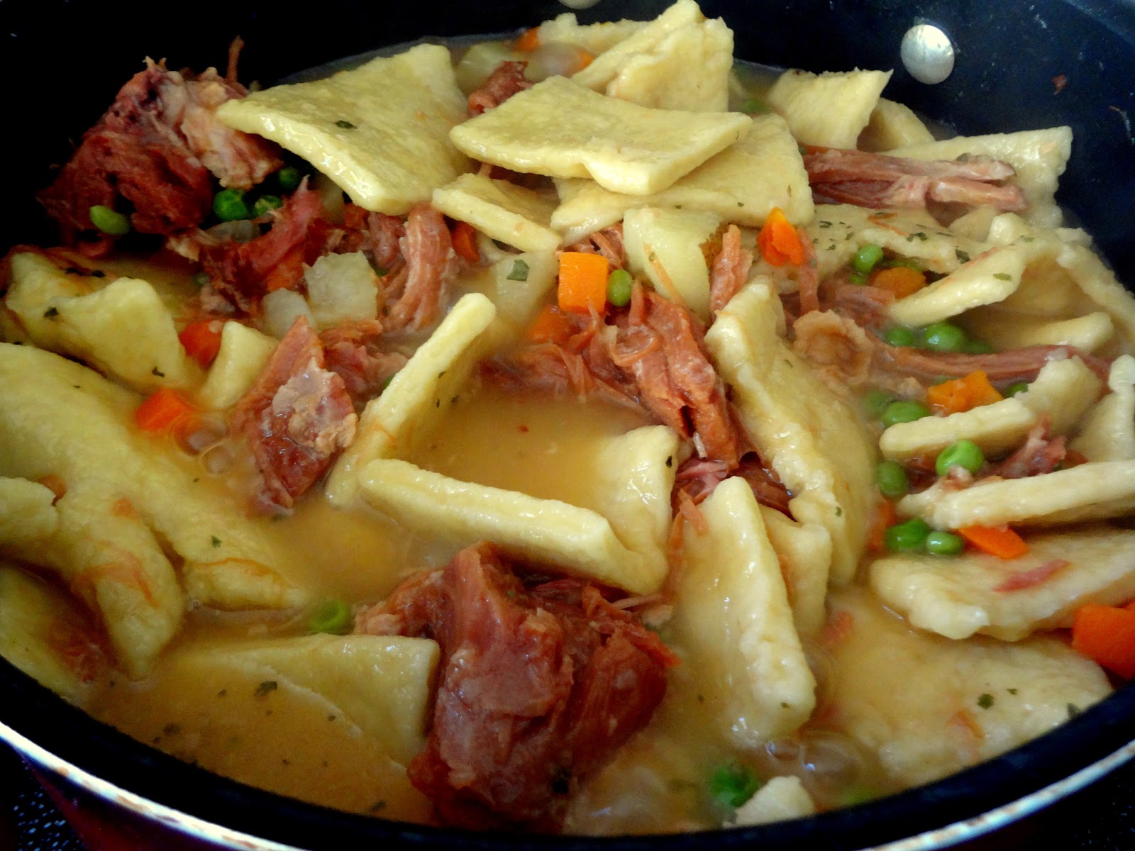 Homemade Pot Pie Noodles