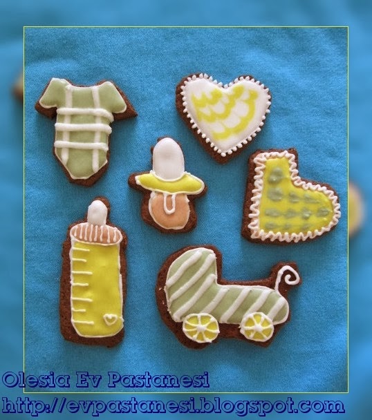 Olesia Ev Pastanesi/Olesia Gül Kurabiye royal icing süsü.