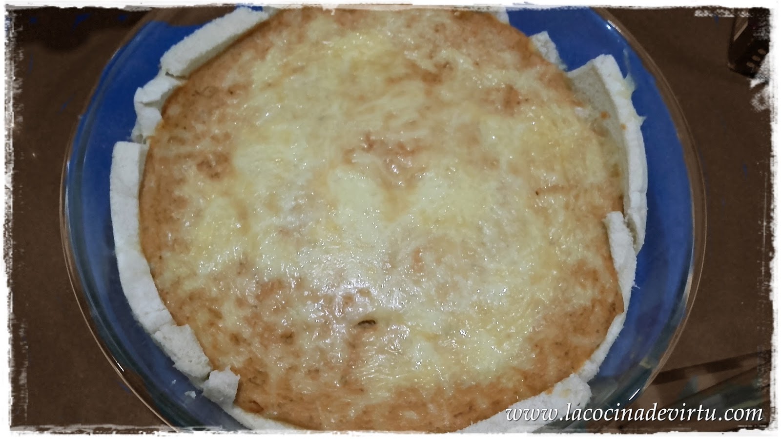La cocina de Virtu Quiche pan de molde en microondas