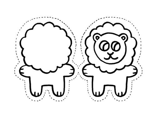 Fichas de Primaria: Títeres para colorear