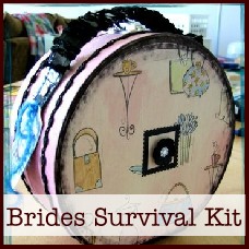 homemade bride's survival kit