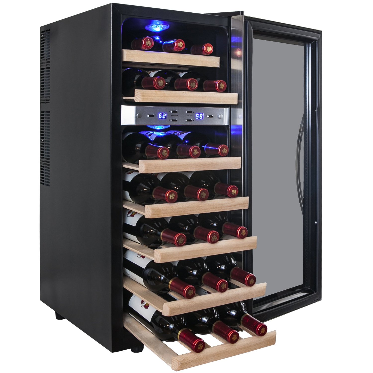 Food Best Wine Cooler Why Edgestar Pushes Compeion Over The Edge That Is Why The Best Wine Cooler Definitely Edgestar 18 Bottle Dual Zone Digital Control