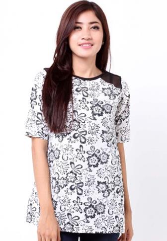 Blus Batik Wanita Modern Yang Cantik Dan Elegan