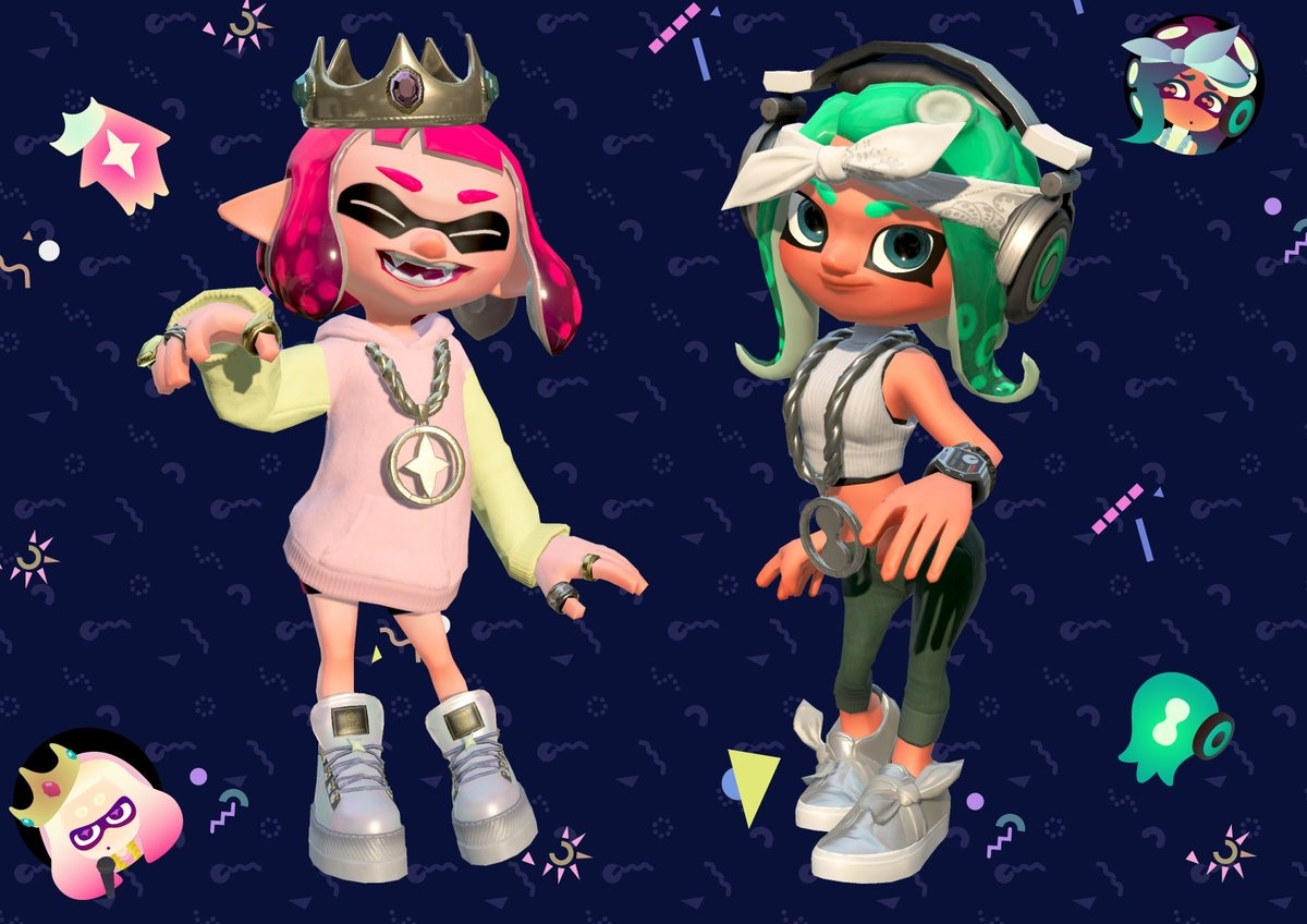 Splatoon 2 (Switch) funcionalidade dos amiibo de Pearl e Marina é