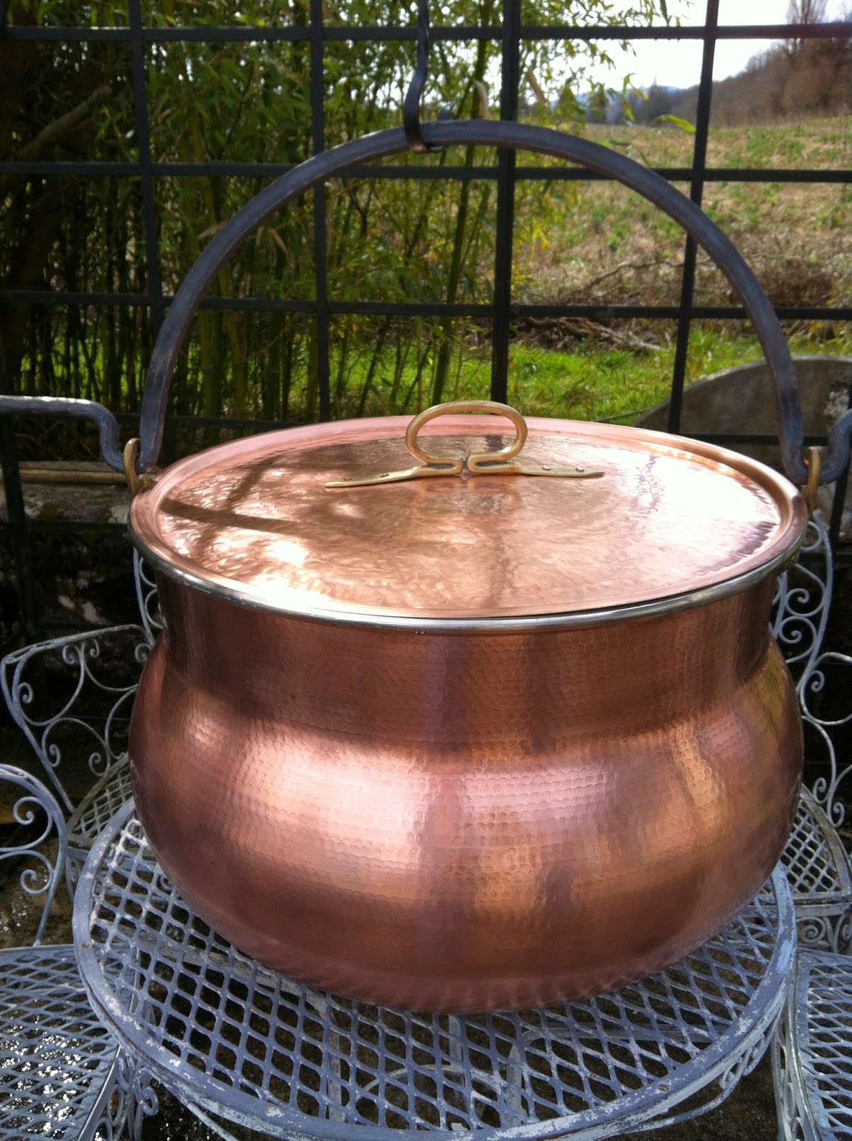 Cuve et chaudron en cuivre 2014