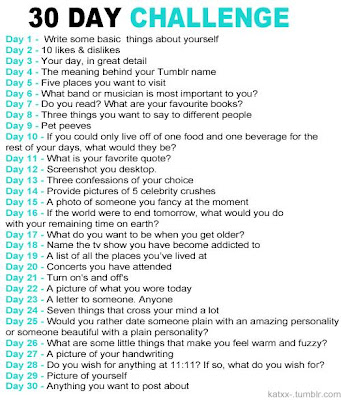 From Kristen's Brain...: 30 Day About Me Challenge