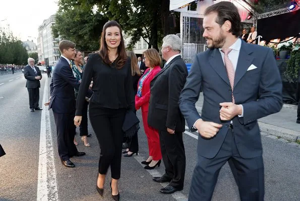 Duke Henri, Duchess Maria Teresa, Prince Guillaume, Princess Stephanie, Prince Felix, Princess Claire, Prince Louis, Princess Alexandra