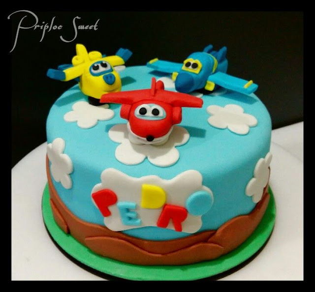 Bolo de festa Super Wings