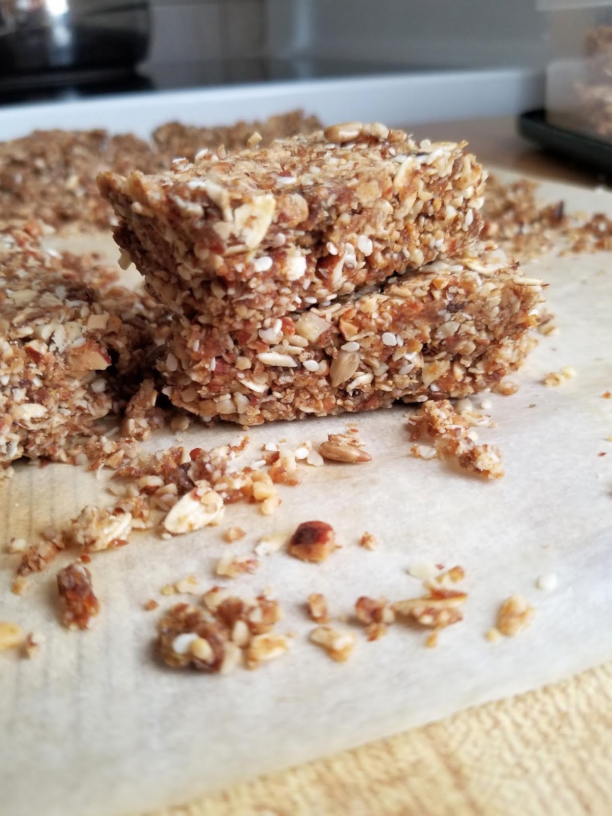 Hot and Cold Running Mom Just my Stuff Healthy No Bake Breakfast Bars