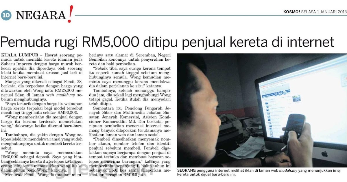 Spicy Malaysia: Penipuan Atas Talian: Penjual atau Pembeli [MAL]