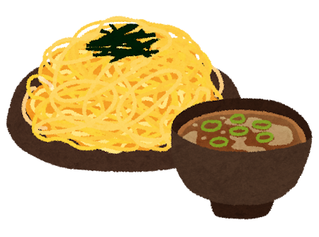 つけ麺のイラスト