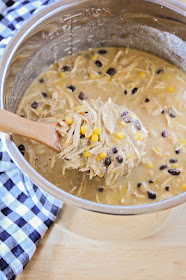 This instant pot white chicken chili is simple to make, and so hearty and delicious!