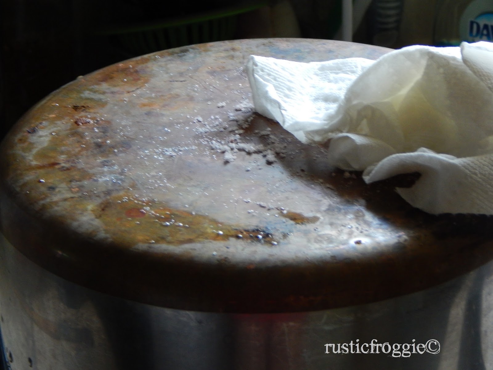 RusticFroggie Cleaning CopperBottom Kettles