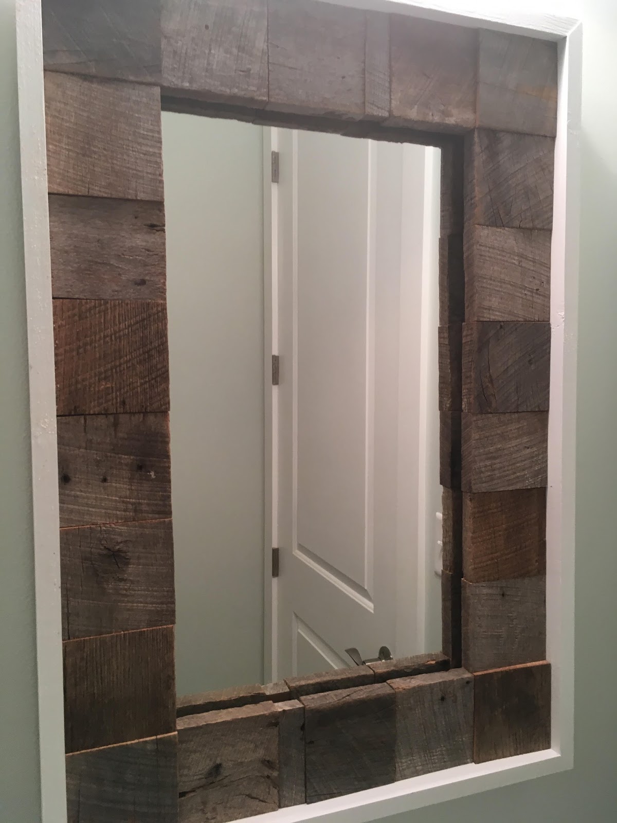 Susan Snyder BARNWOOD FRAMED MIRROR