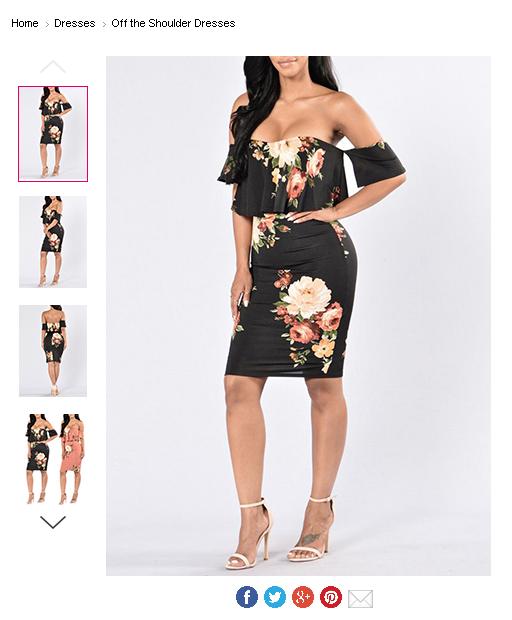 Velvet Red Long Dress - Hm Online Shop Sale