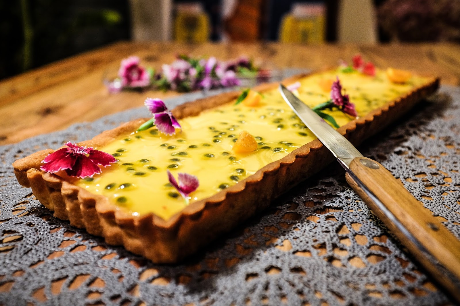 Mon petit chou tarte aux fruits de la passion