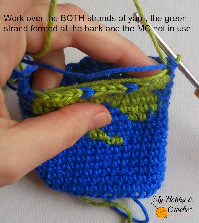 Tapestry Crochet: Shamrock Phone Cover  - Free Pattern: Written Instructions and Graph