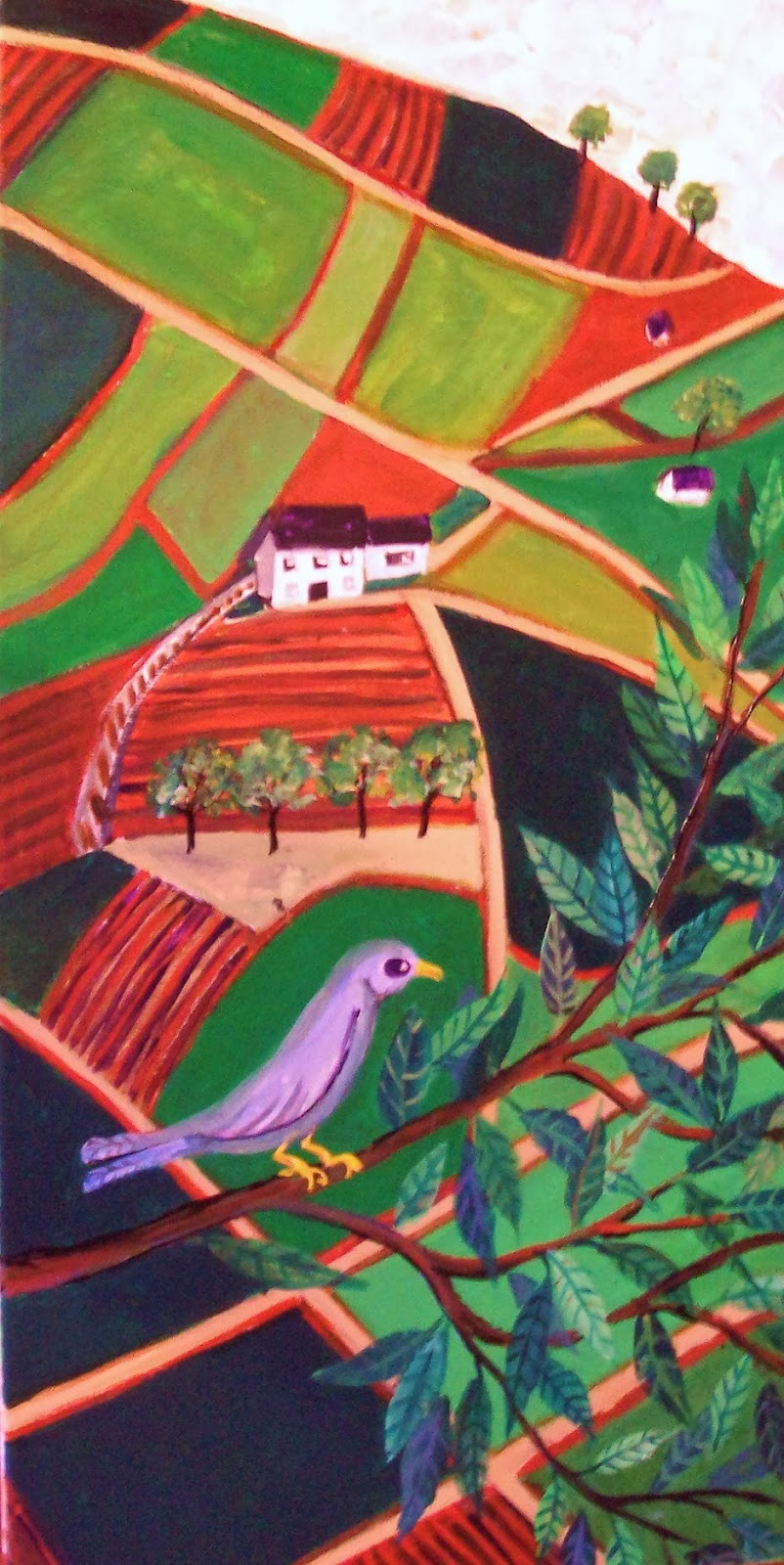 tex norman, artist: Landscape bird's eye view