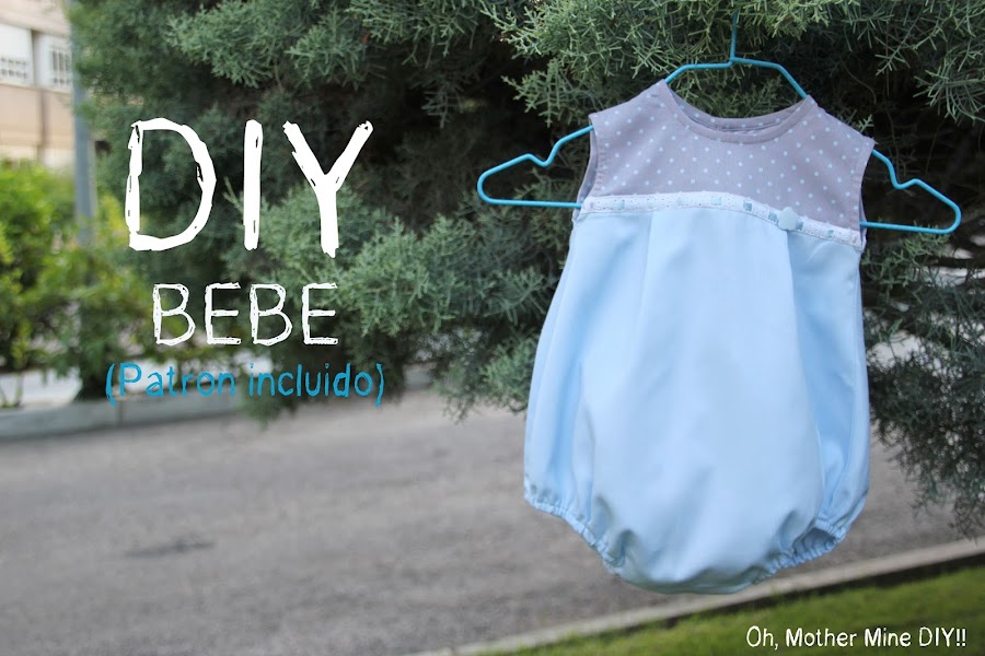 DIY Ropa bebé: Cómo hacer una ranita de niño (patrón en varias tallas)