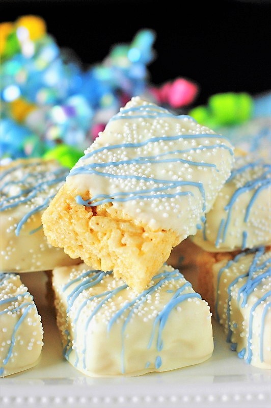 Chocolate Dipped Rice Krispie Treats