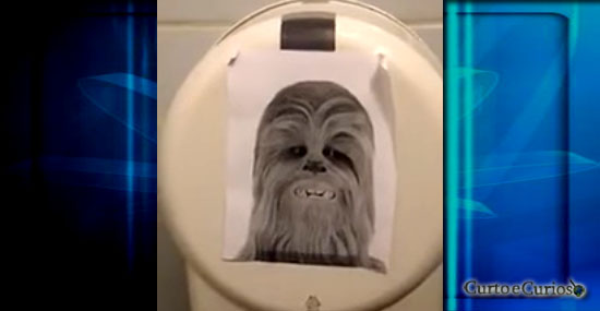 Grunhido esquisito faz sucesso no Youtube - o banheiro do chewbacca
