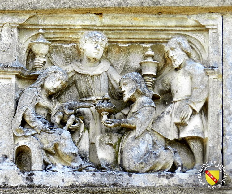 BALLEVILLE (88) - Retable (XVIe siècle) - Adoration des Mages