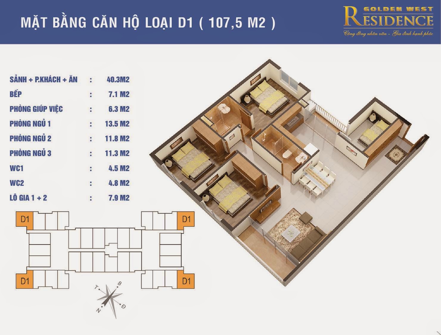 Căn Hộ Chung Cư Golden West Lê Văn Thiêm