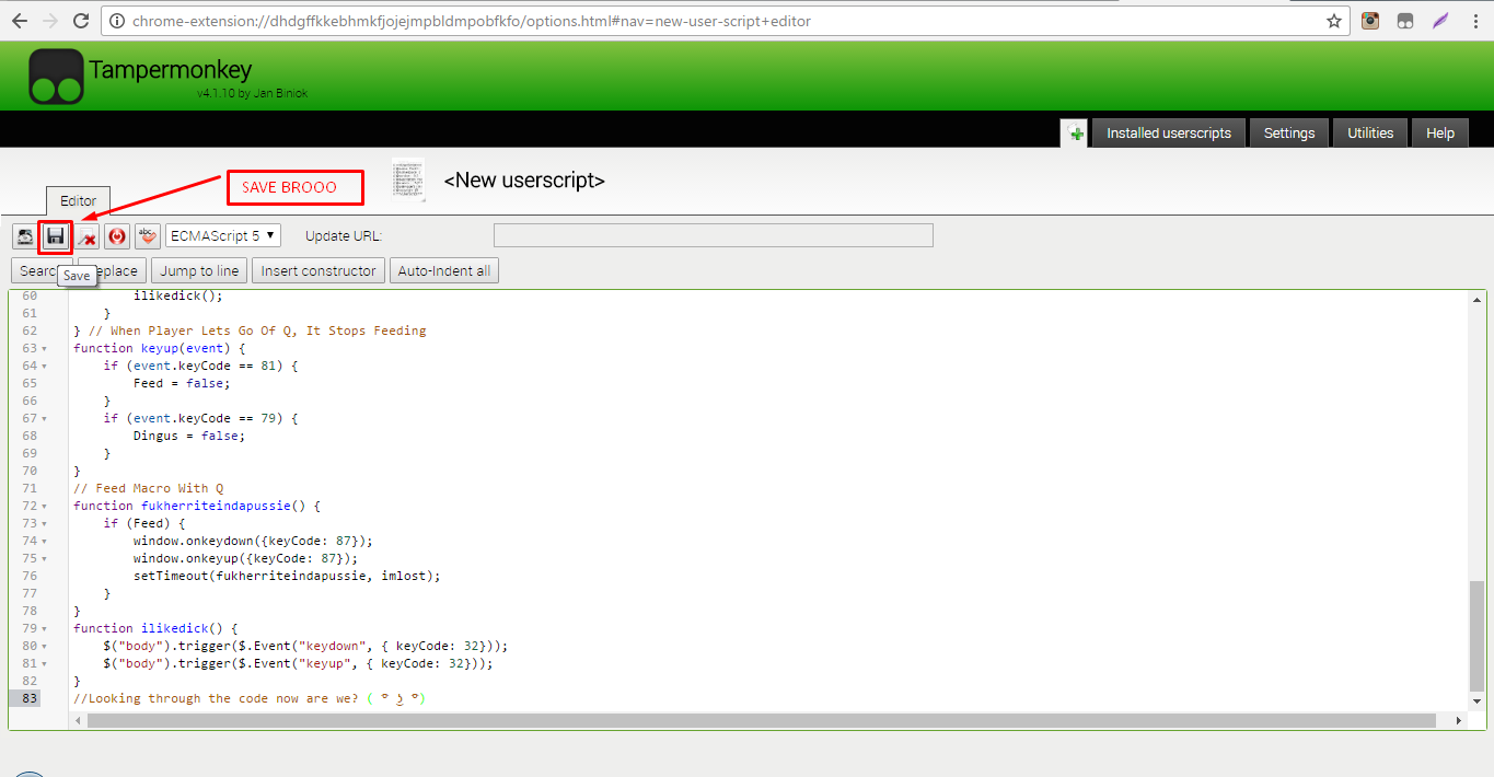 Cara Copy Script Ke Tampermonkey(OPERA,Google Chrome) Agar.io 100
