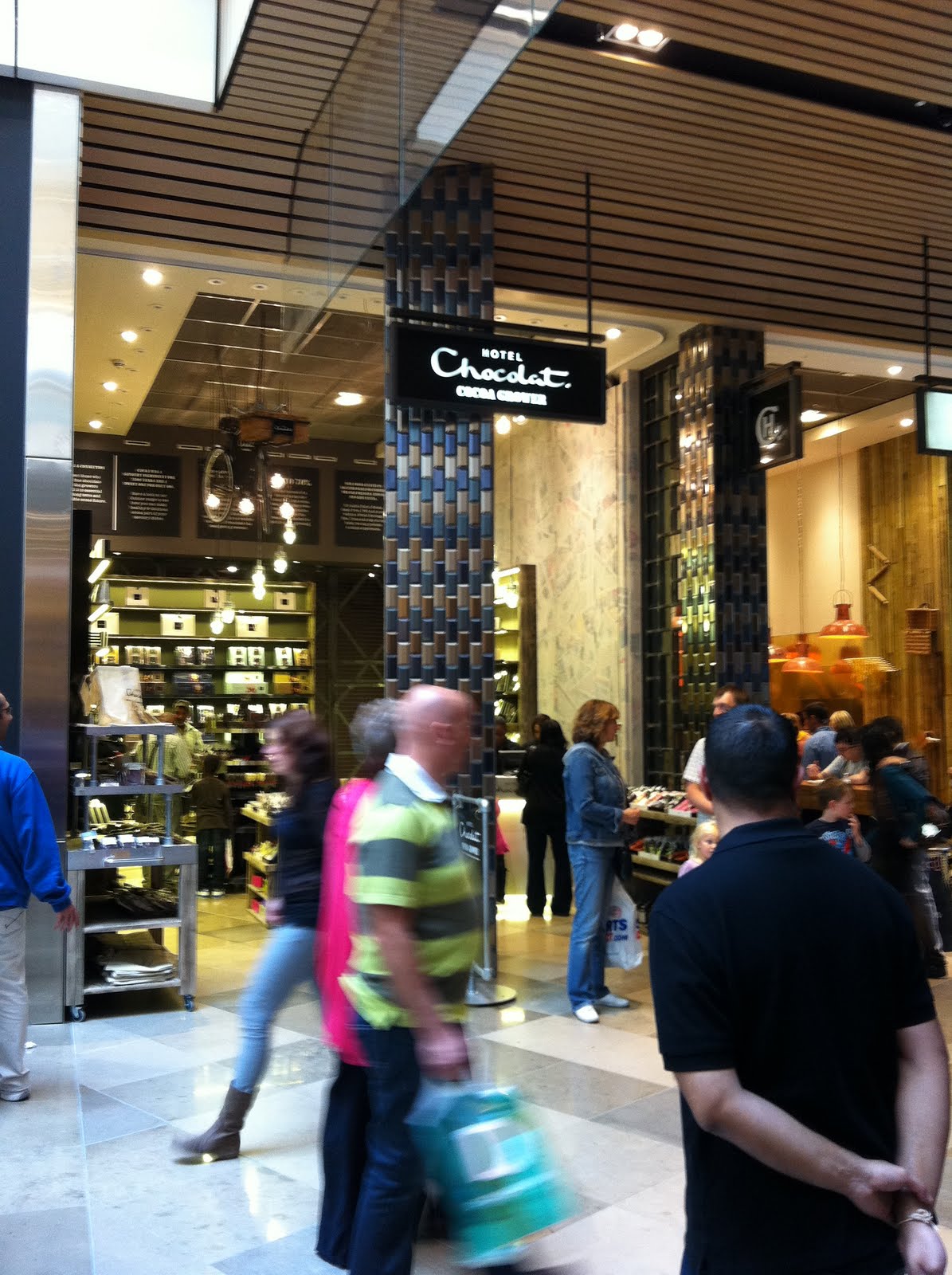 Lower Road Signs Hotel Chocolat , Westfield Stratford