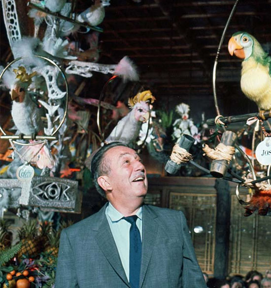 Walt Disney en Enchanted Tiki Room