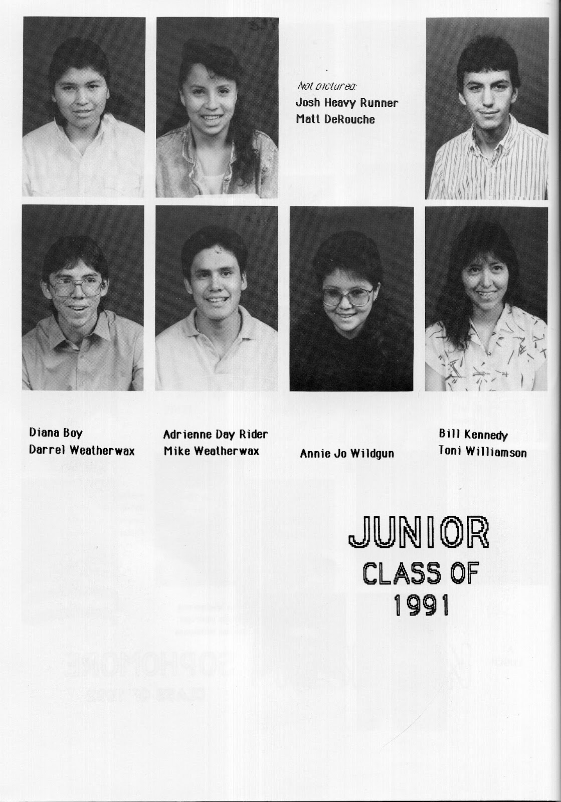 HEART BUTTE SCHOOL, MONTANA HEART BUTTE SCHOOL YEARBOOK 199091