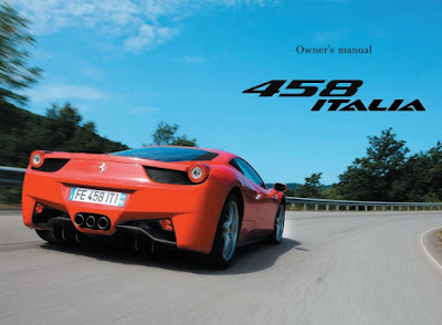 Subaru Bali: Ferrari 458 Italia Owners Manual